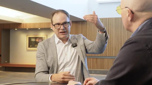 John West: Perfect Market Timing Is Still a Losing Bet John West gestures while talking with Dave Nadig at Basis Northwest