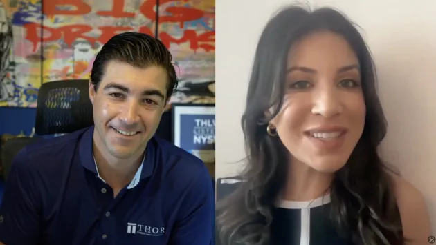 Behind the Ticker: XOVR Rewrites the Private Equity Rulebook Eva Ados and Brad Roth smile while talking