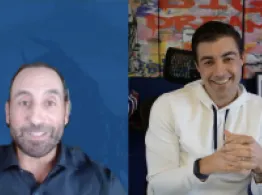 Behind the Ticker: The MOOD ETF Raymond Micaletti and Brad Roth enjoy a laugh